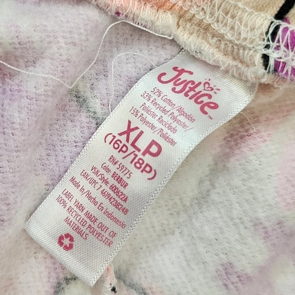 Juctice Printed Fleece Dolphin Shorts
